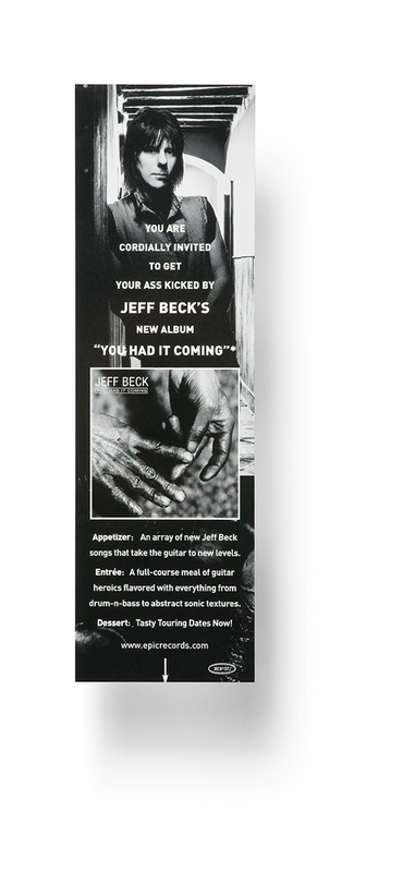 JEFF BECK CONSUMER AD